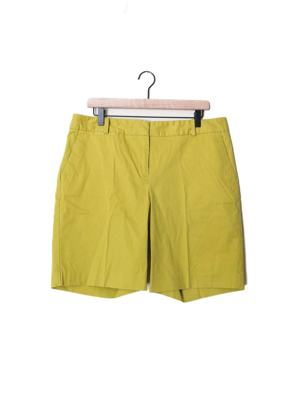 Talbots Yellow Green Bermuda Chino Shorts
